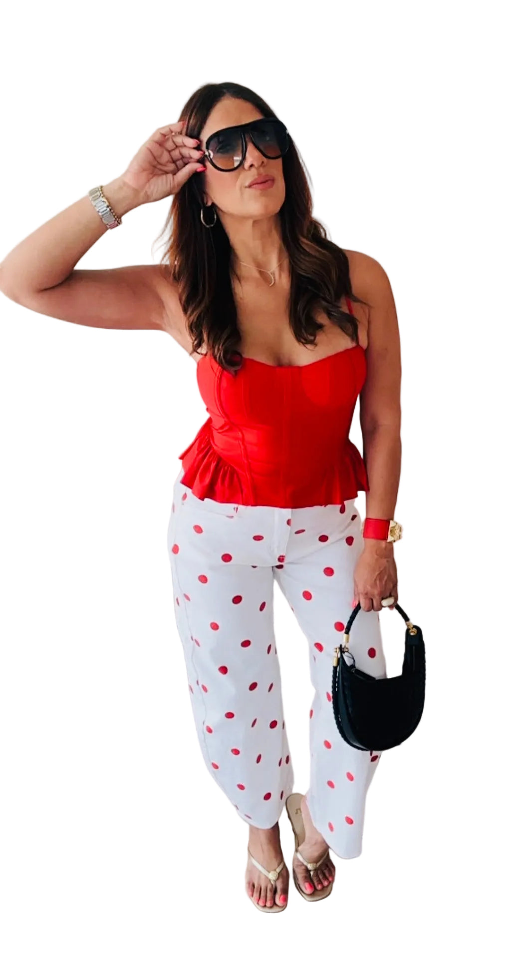 Berry Dot Pants