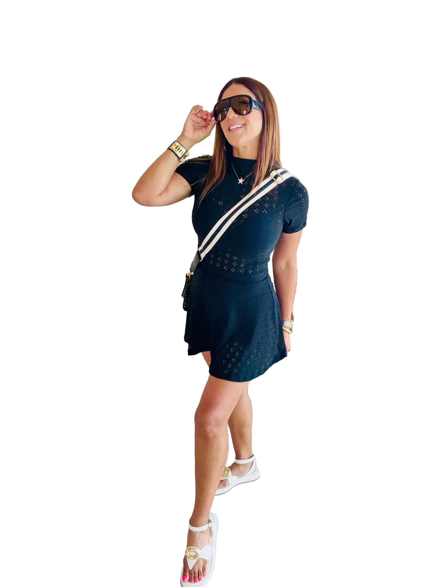 Skirt Set Eyelet