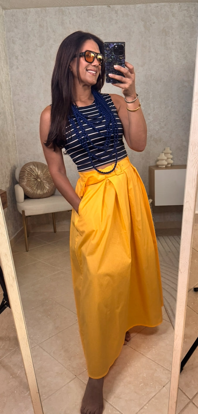 Orange summer Skirt