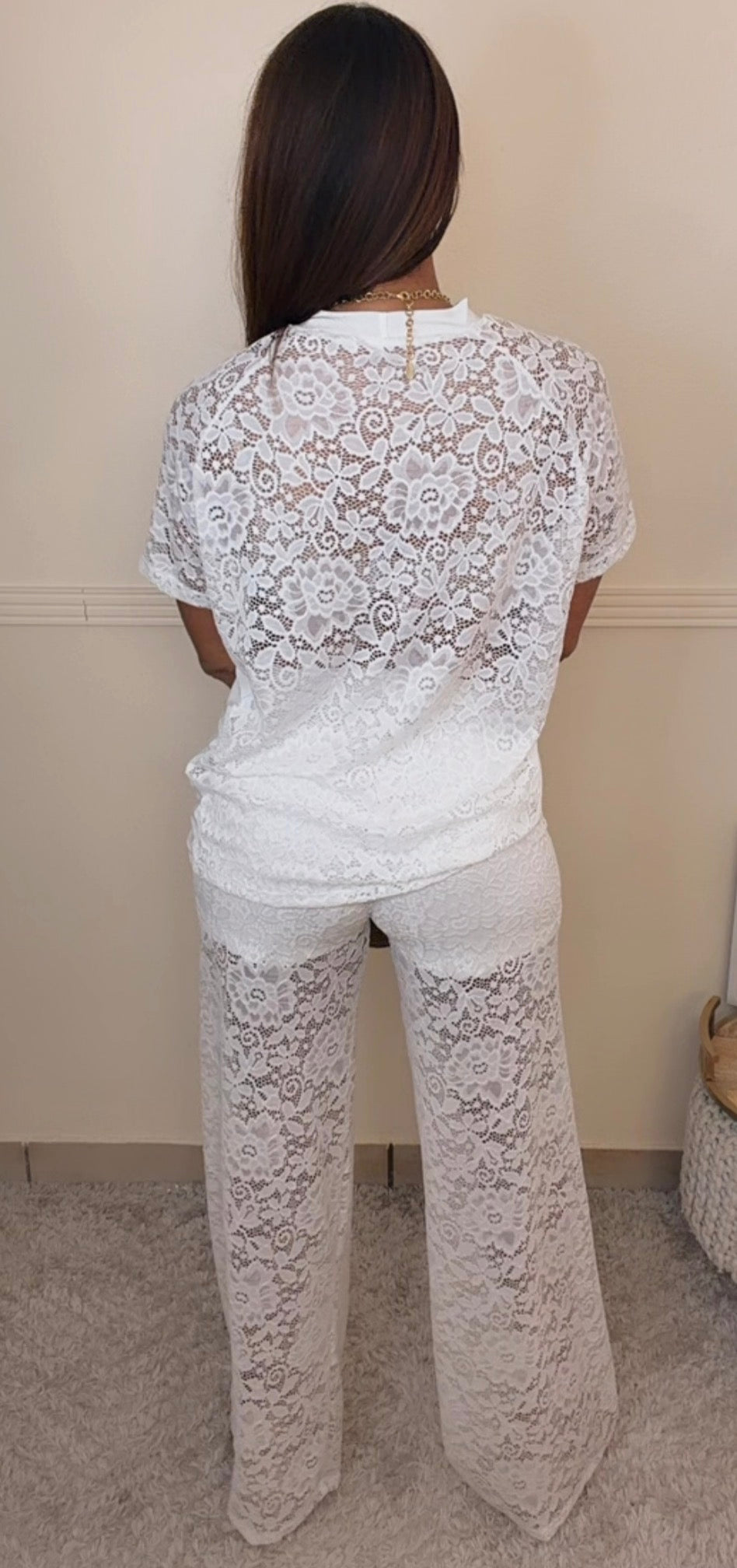 ✨ Scarlet Lace Luxe Set – WhiteExclusive Opal Edition