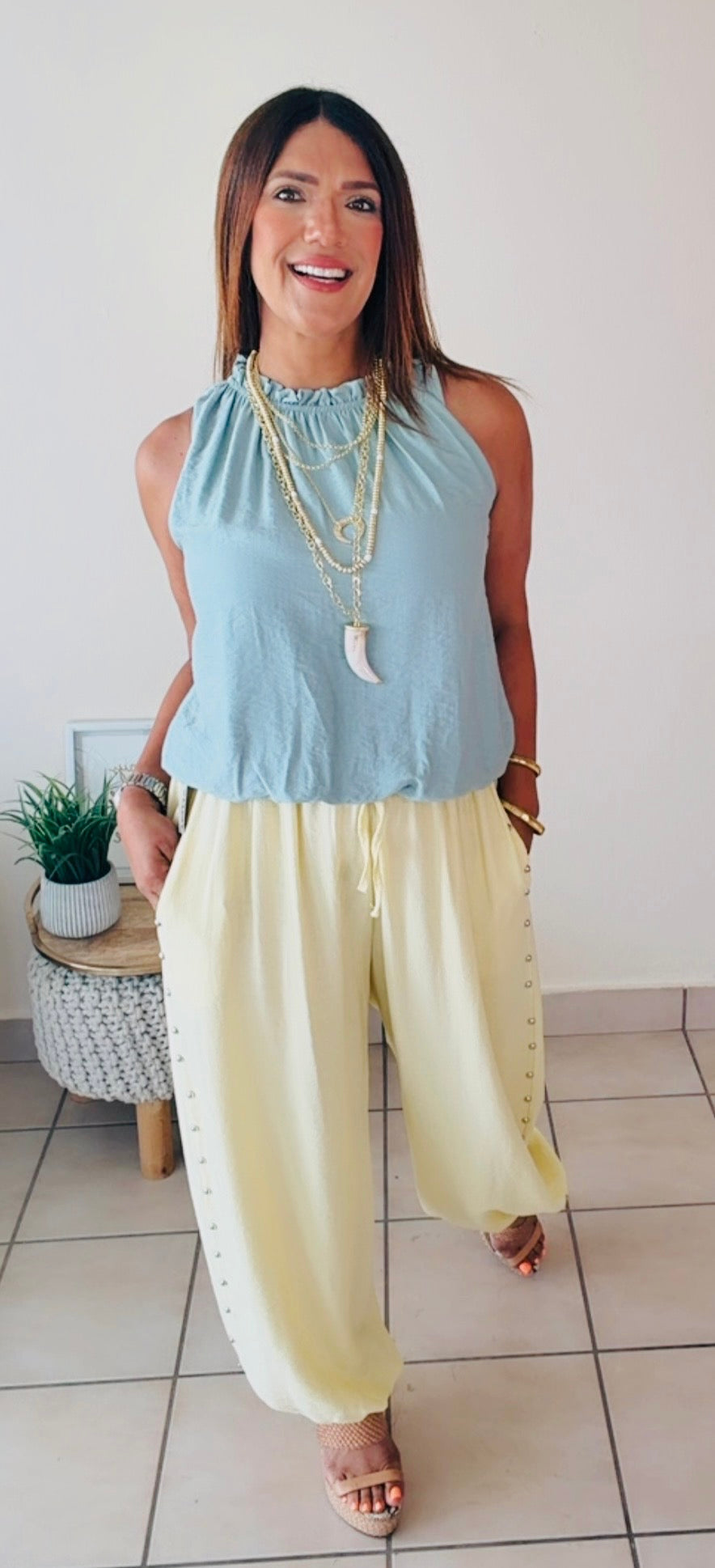 Butter yellow Aladdin/ Italian