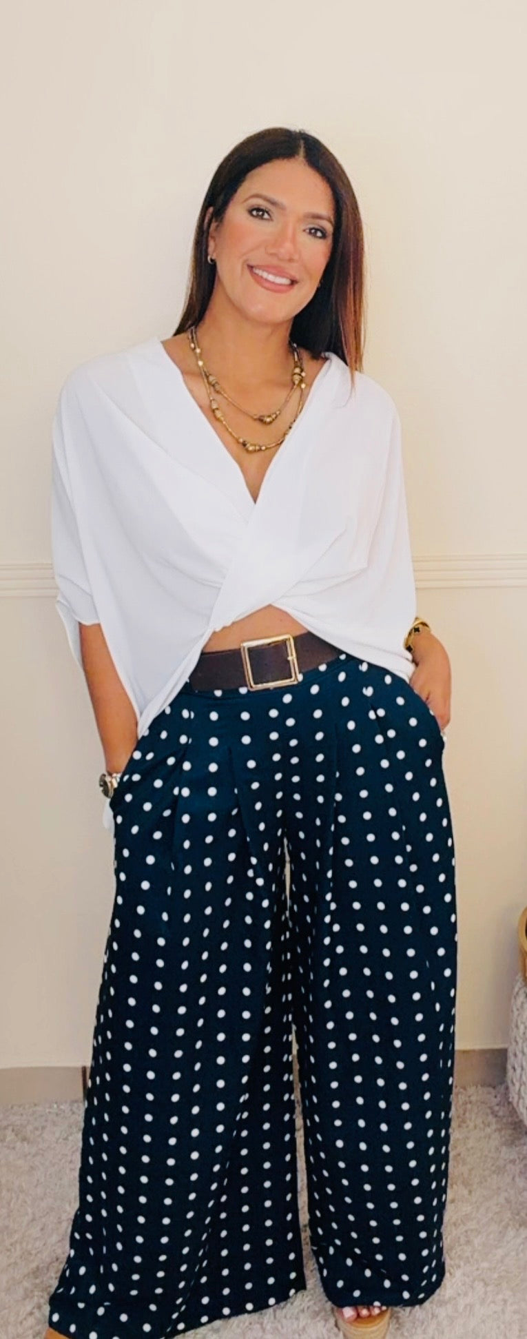 Monaco Polkadots Palazo-Pre Order