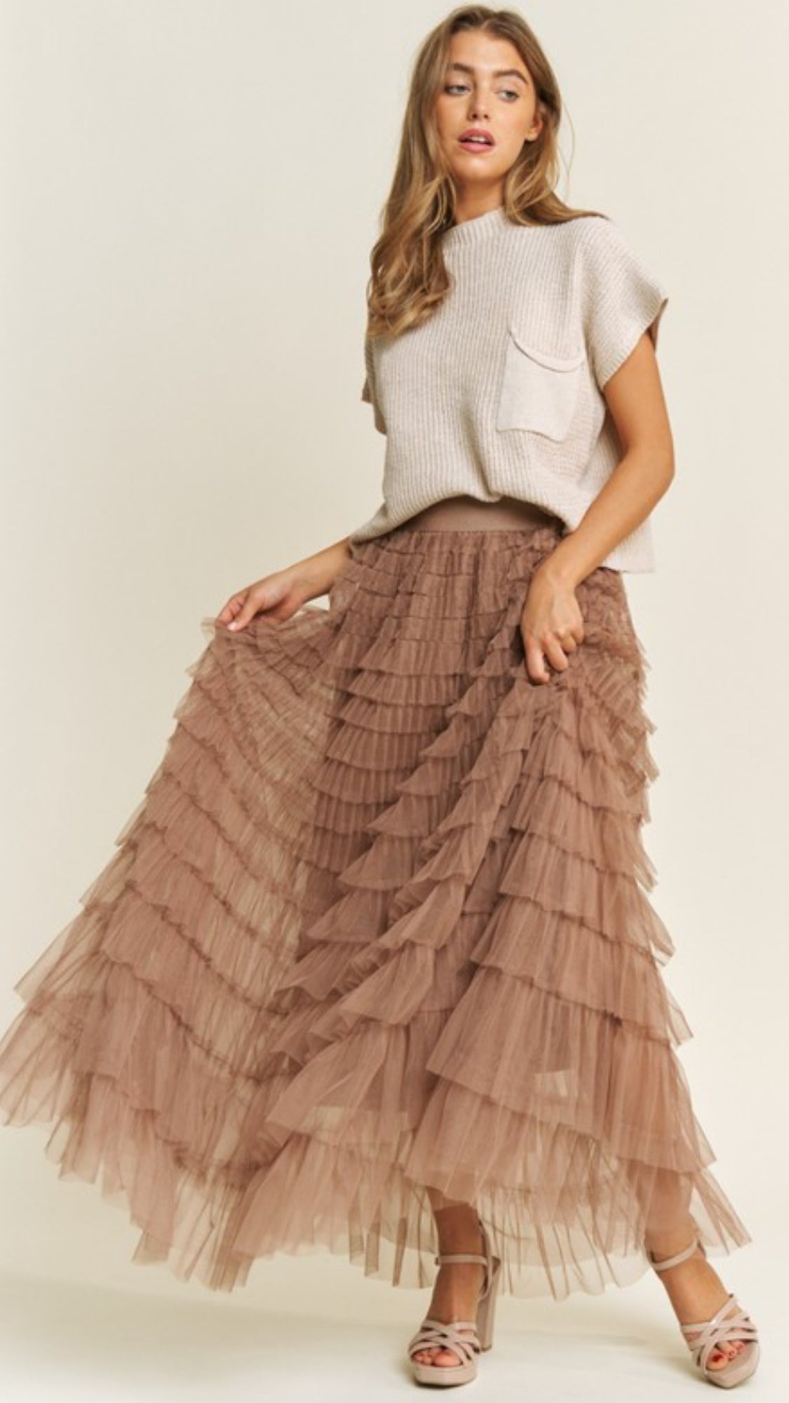 PLUS- Skirt Tulle- Mech