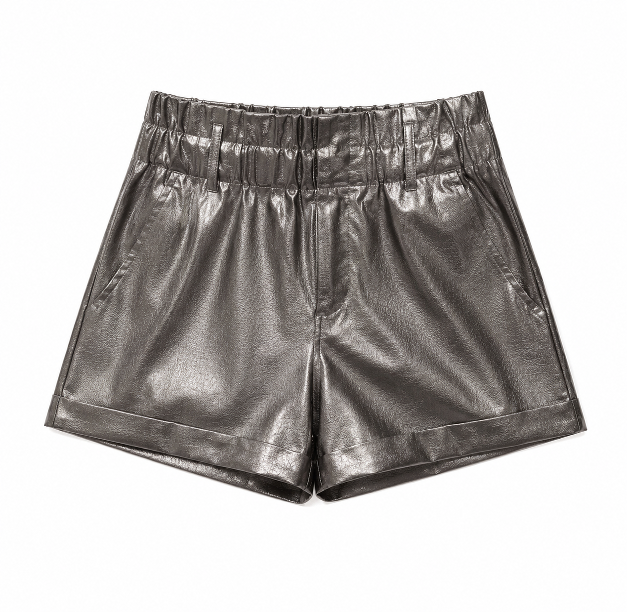 Soft Leather Shorts