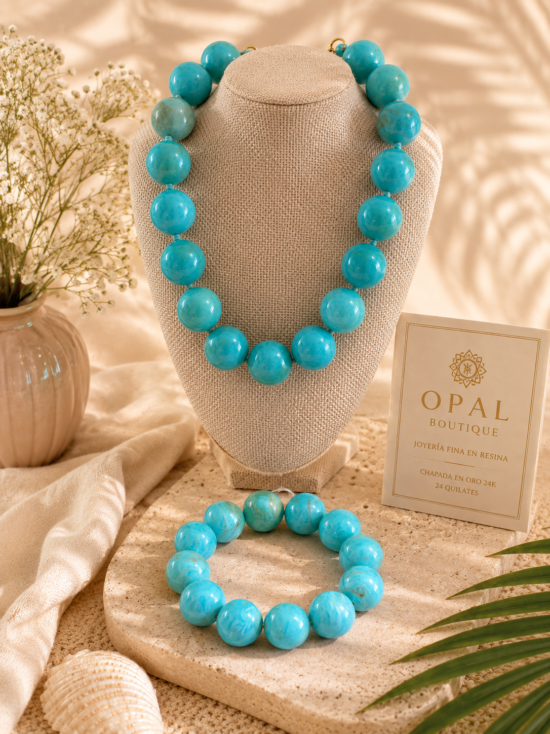 Turquesa Necklace – Joyería Fina en Resina