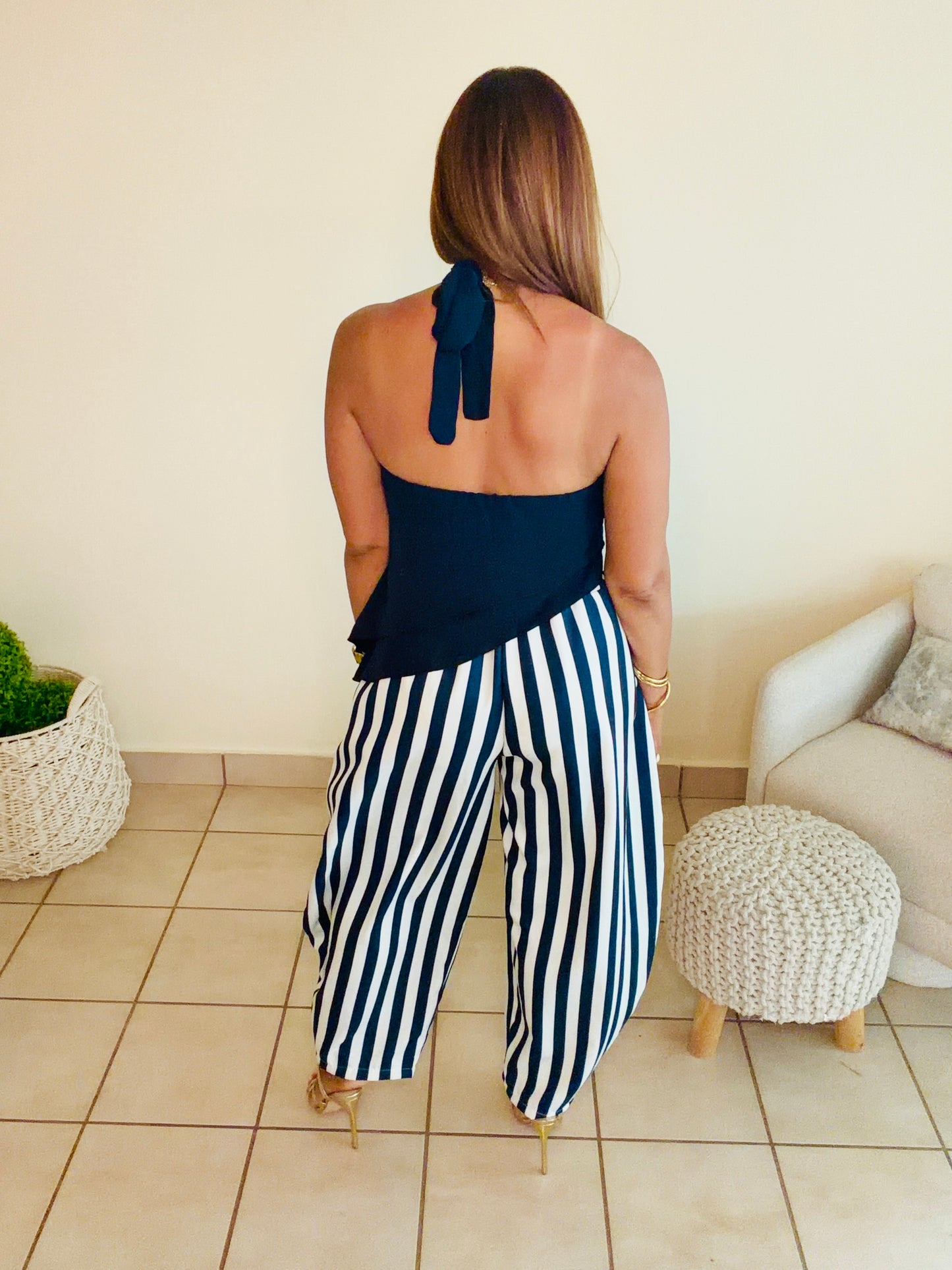 Lía Barrel Pant/ blue/ pre-orden