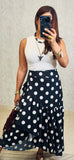 Dots Wraparound Skirt