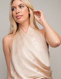 Halter Satin Top