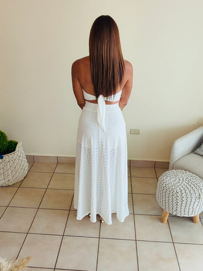 Eyelet White summer set Pre-Orden