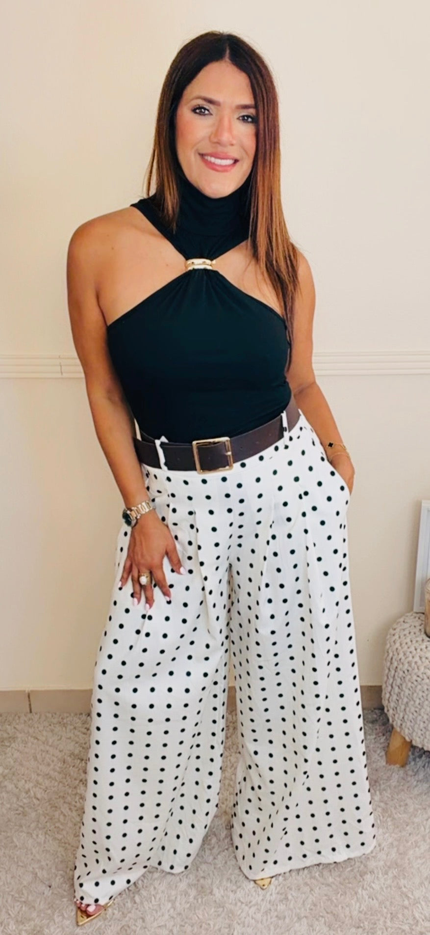 Monaco Polka Palazzo