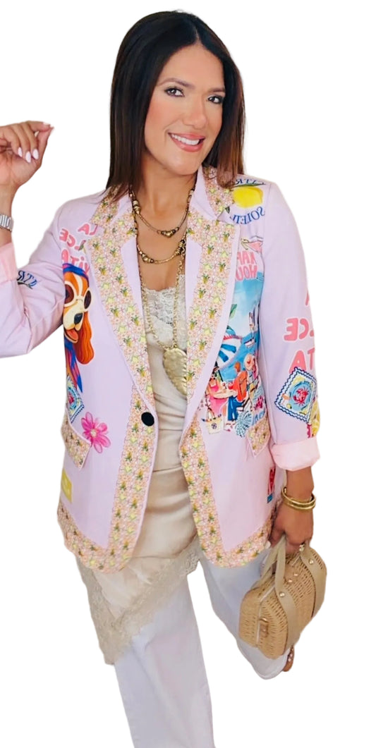 Capri Dolce Vita Blazer/ Pre-Orden
