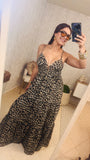 Maxi Leopard Dress