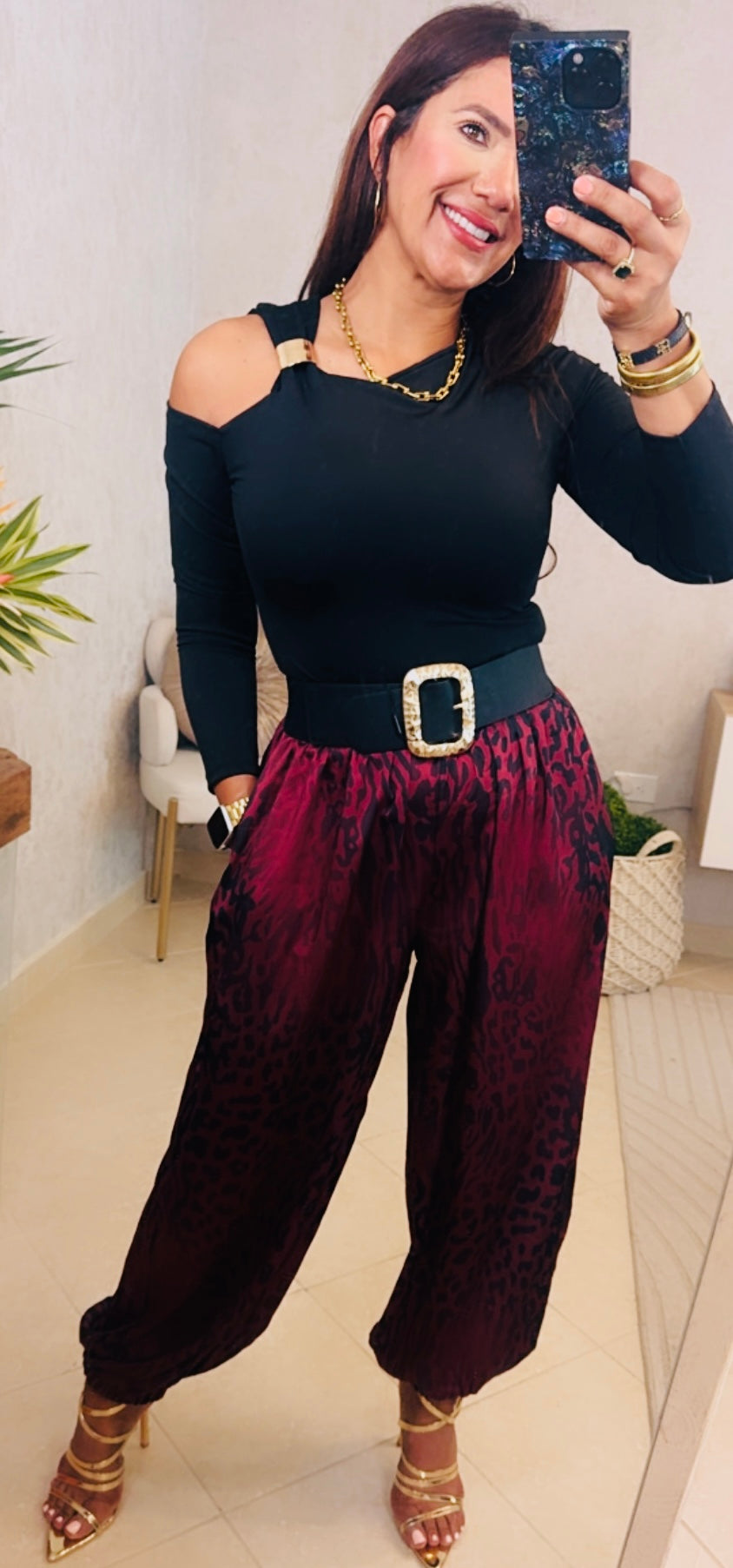 Black Longe sleeve top