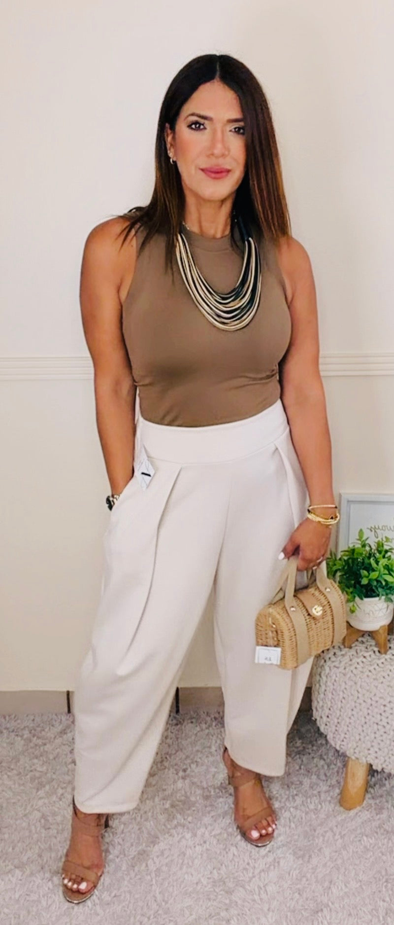 Milano Chic Barrel Pants