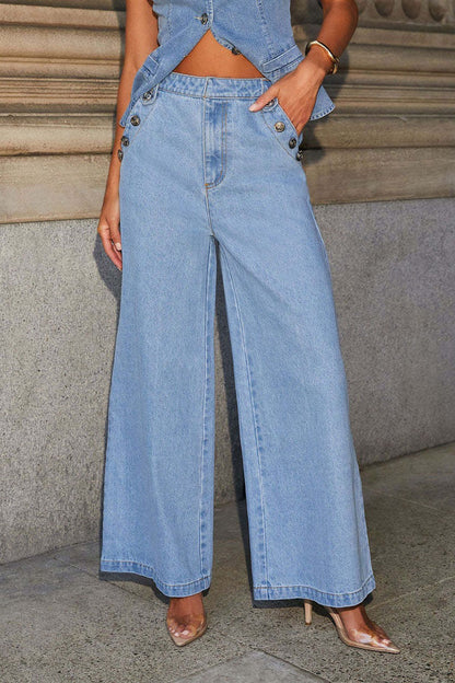 Denim Vest and Pants set