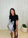 Angel Wings T-Shirt Dress