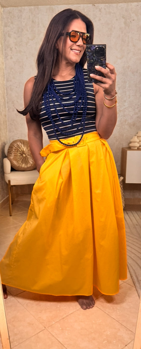 Orange summer Skirt