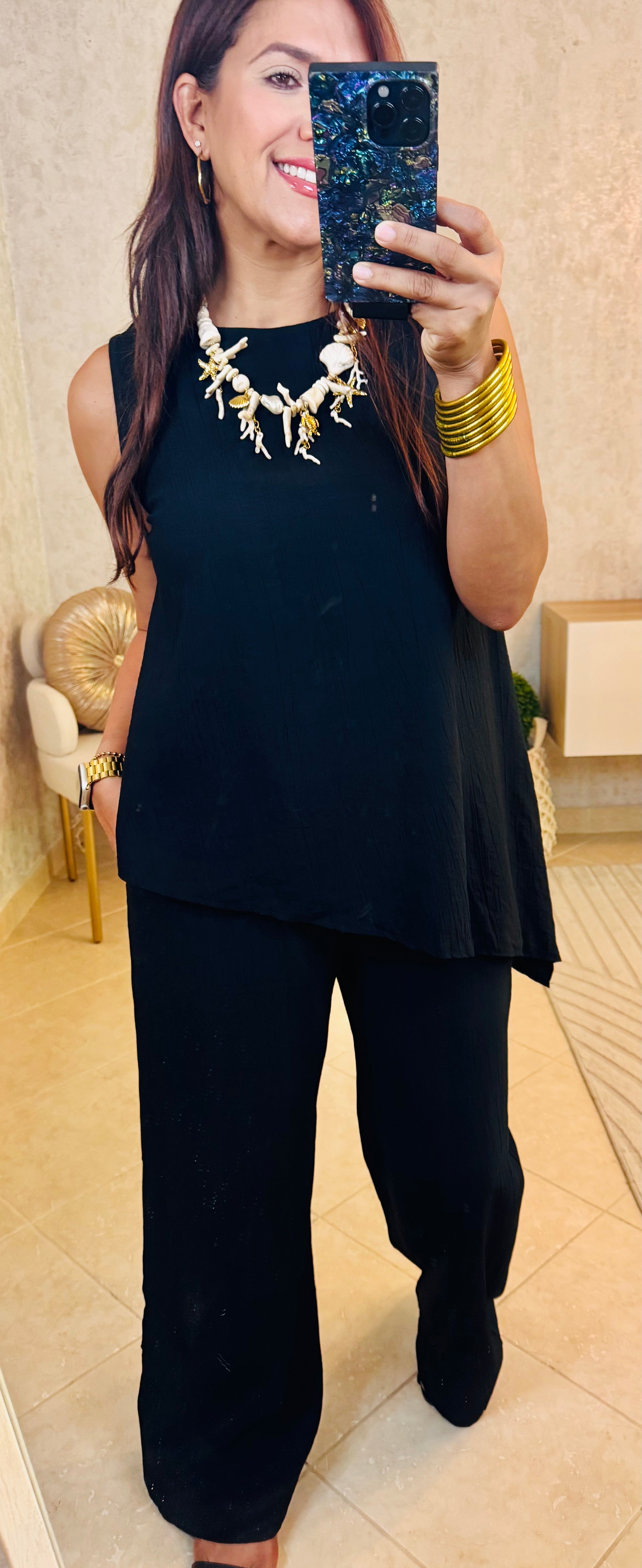 Black Asymmetrical Set