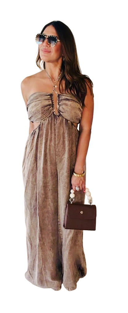 Mocha Jumpsuit 🤎