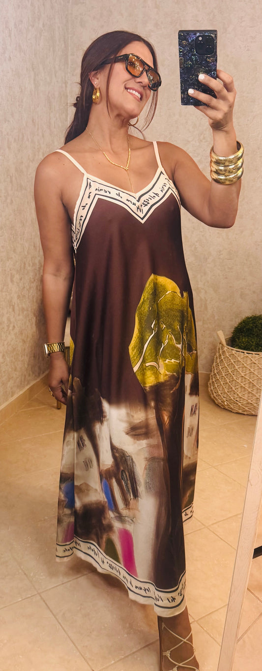 Paint Maxi Dress