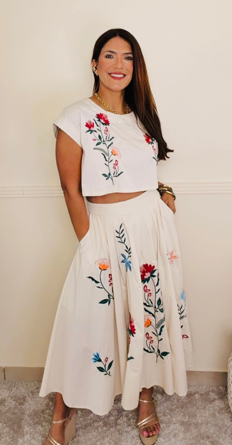 Floral Midi set