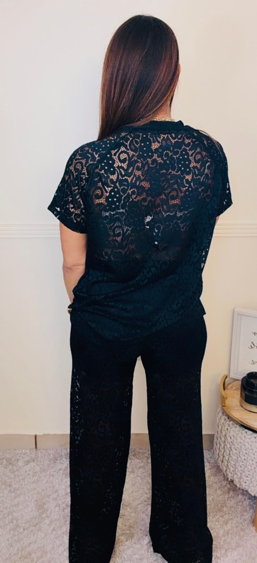 ✨ Scarlet Lace Luxe Set Black– Exclusive Opal Edition