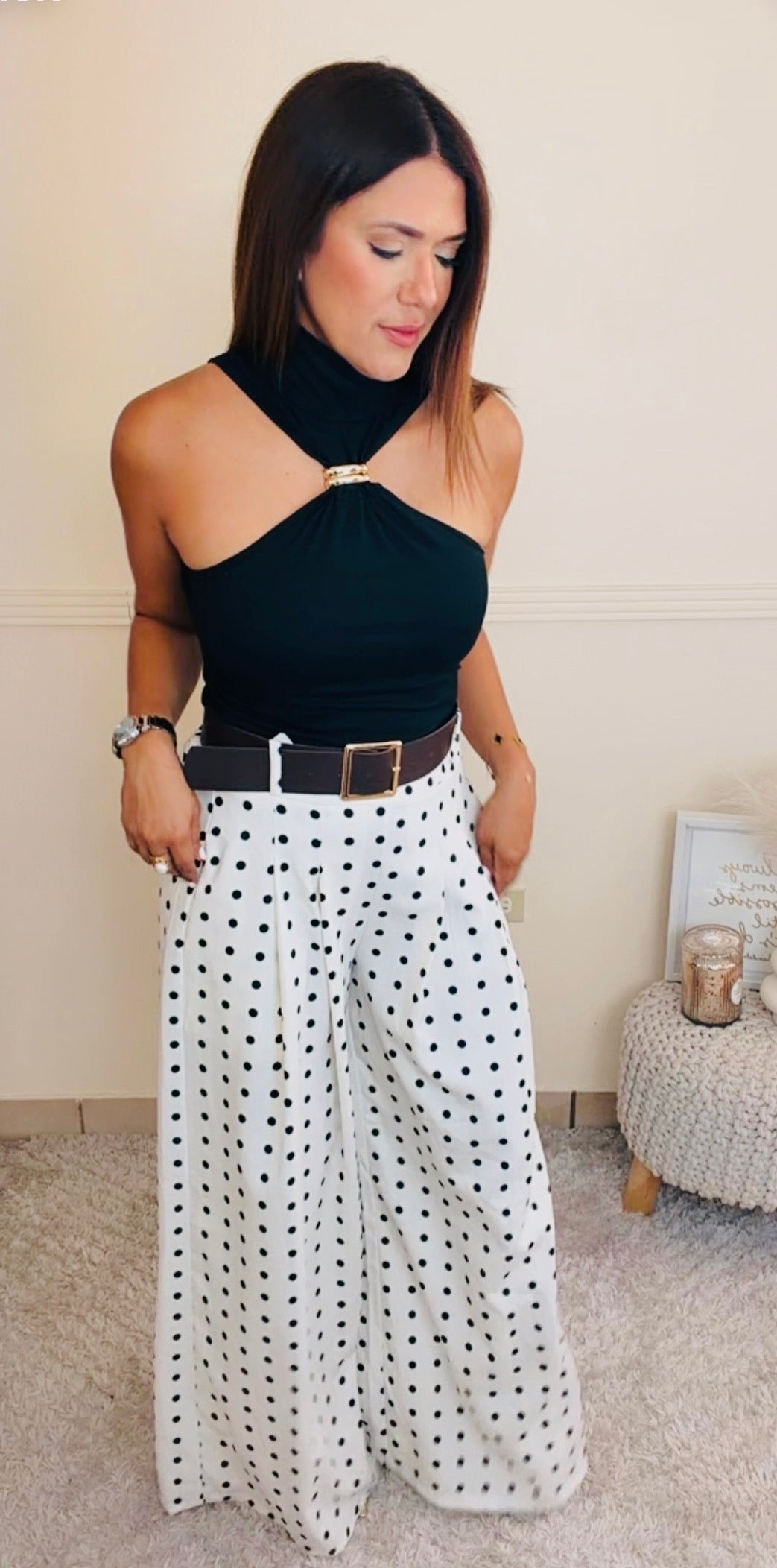Monaco Polka Palazzo