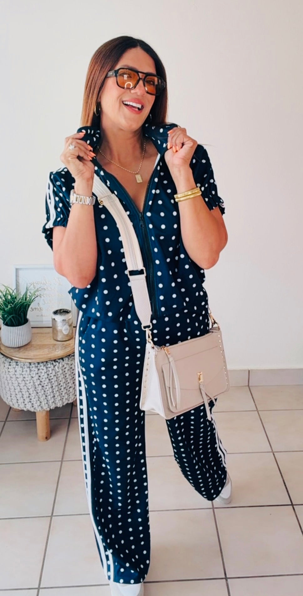 Sporty Chic Polka Set