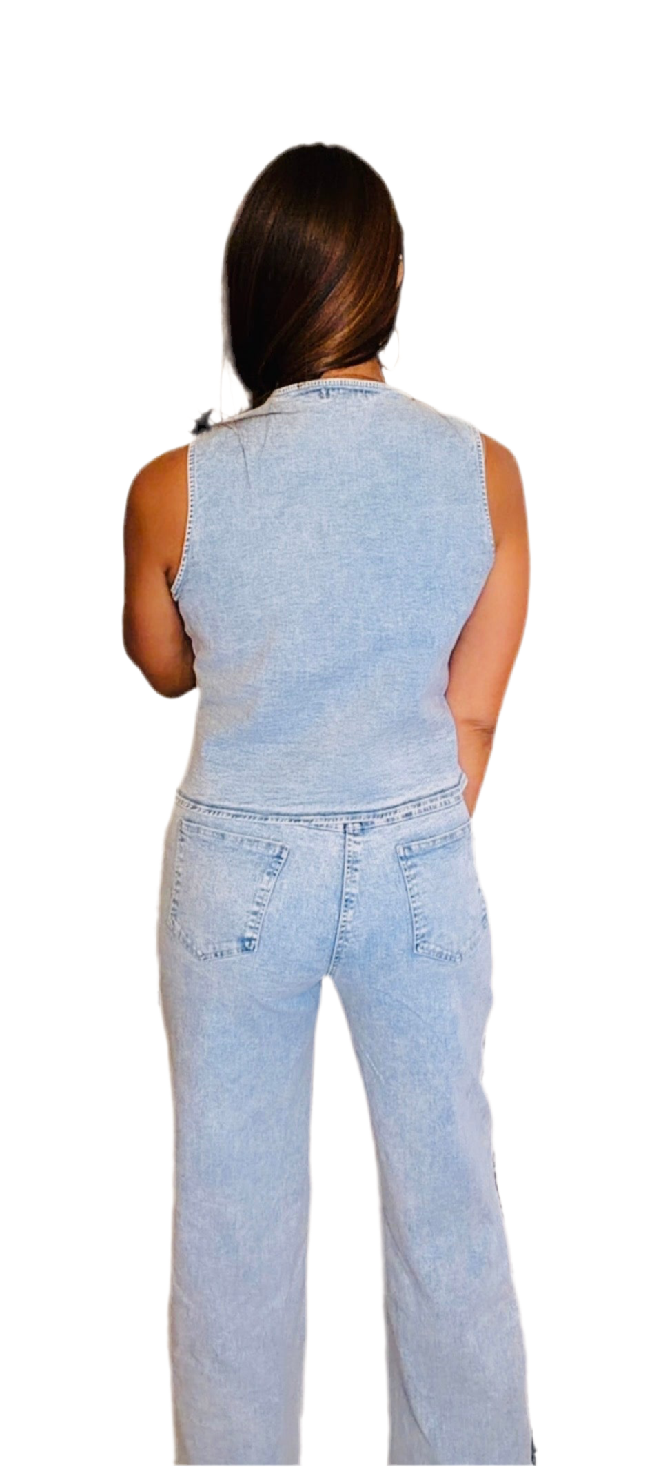 Black Spark Denim Set