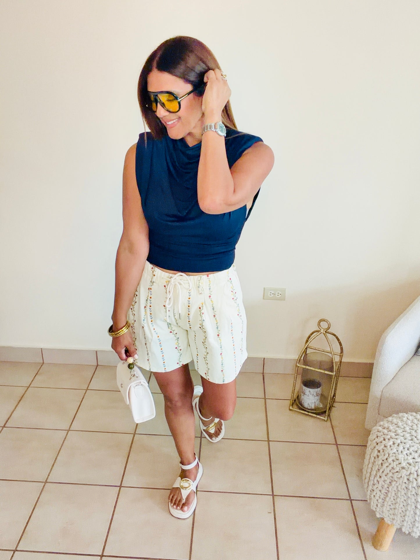 Italian Blue Top