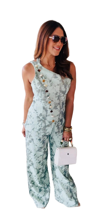 One Shoulder Marble Set