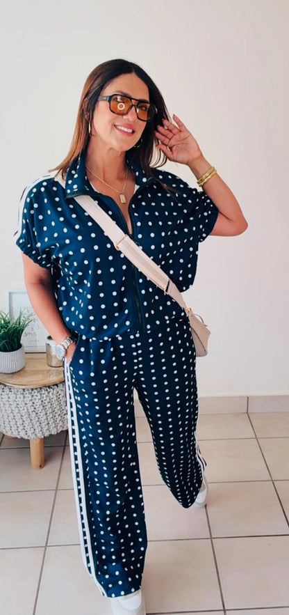Sporty Chic Polka Set