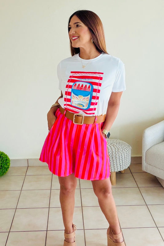 Pink Opal Shorts