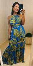 Feather Bloom- Maxi Dress