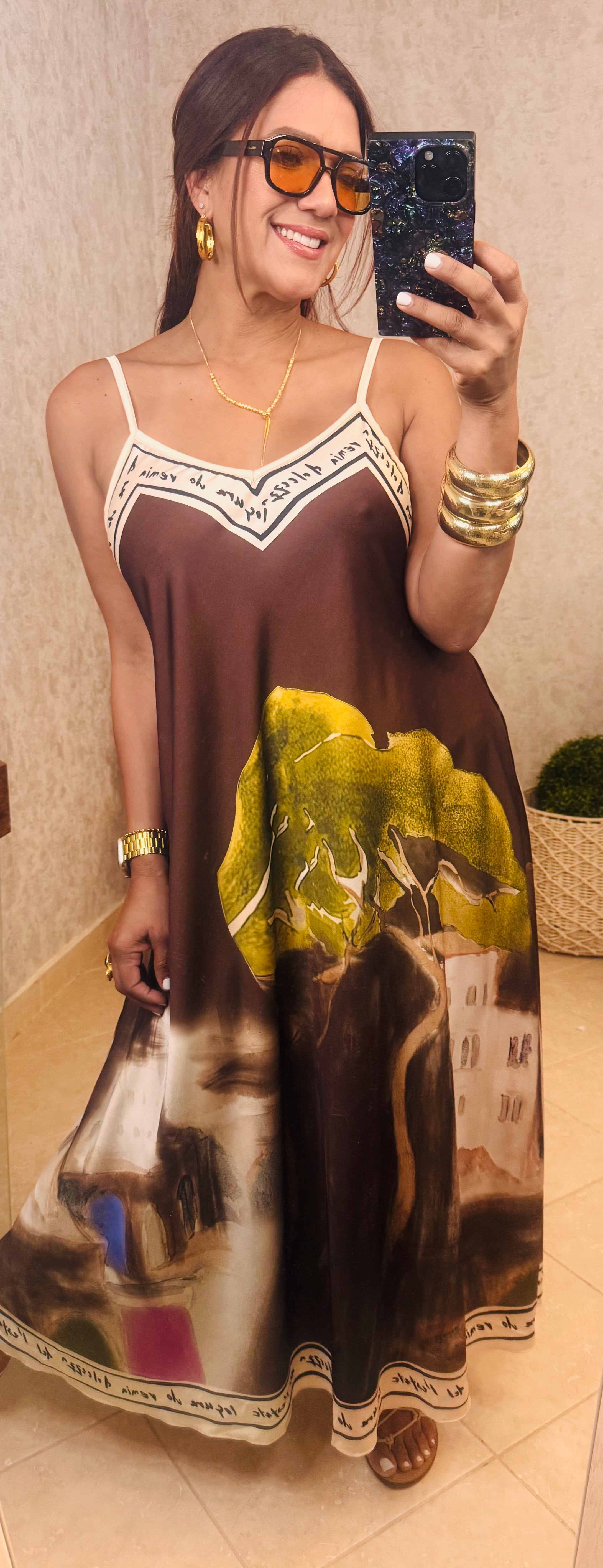 Paint Maxi Dress