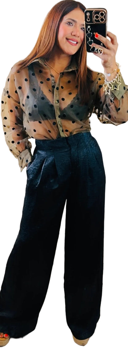 Long sleeve Polka Dots