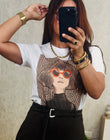 Woman Face T- shirt