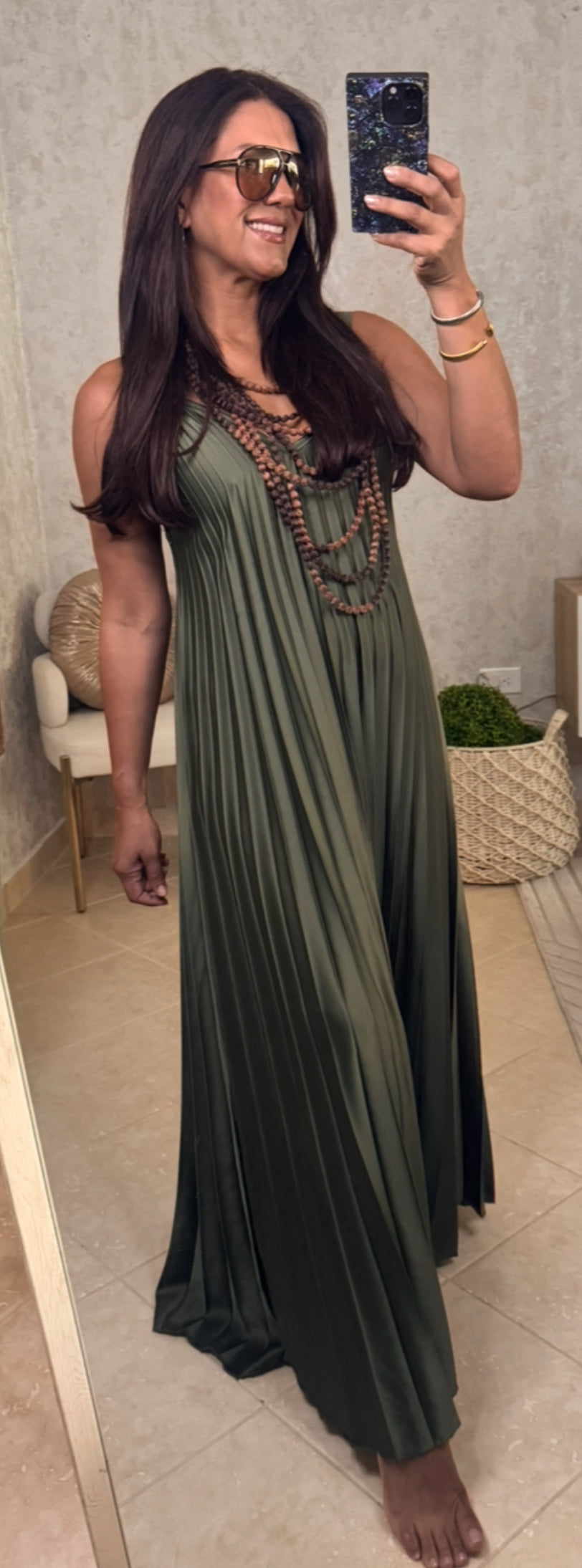 Olive Maxidress