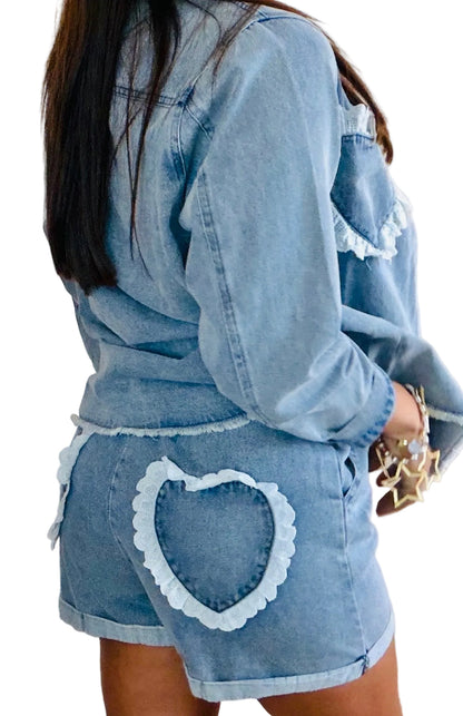 Lover Denim Set
