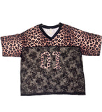 Animal Print and lace shirt