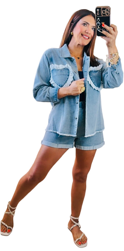 Lover Denim Set