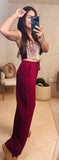 Burgundy Set & Details