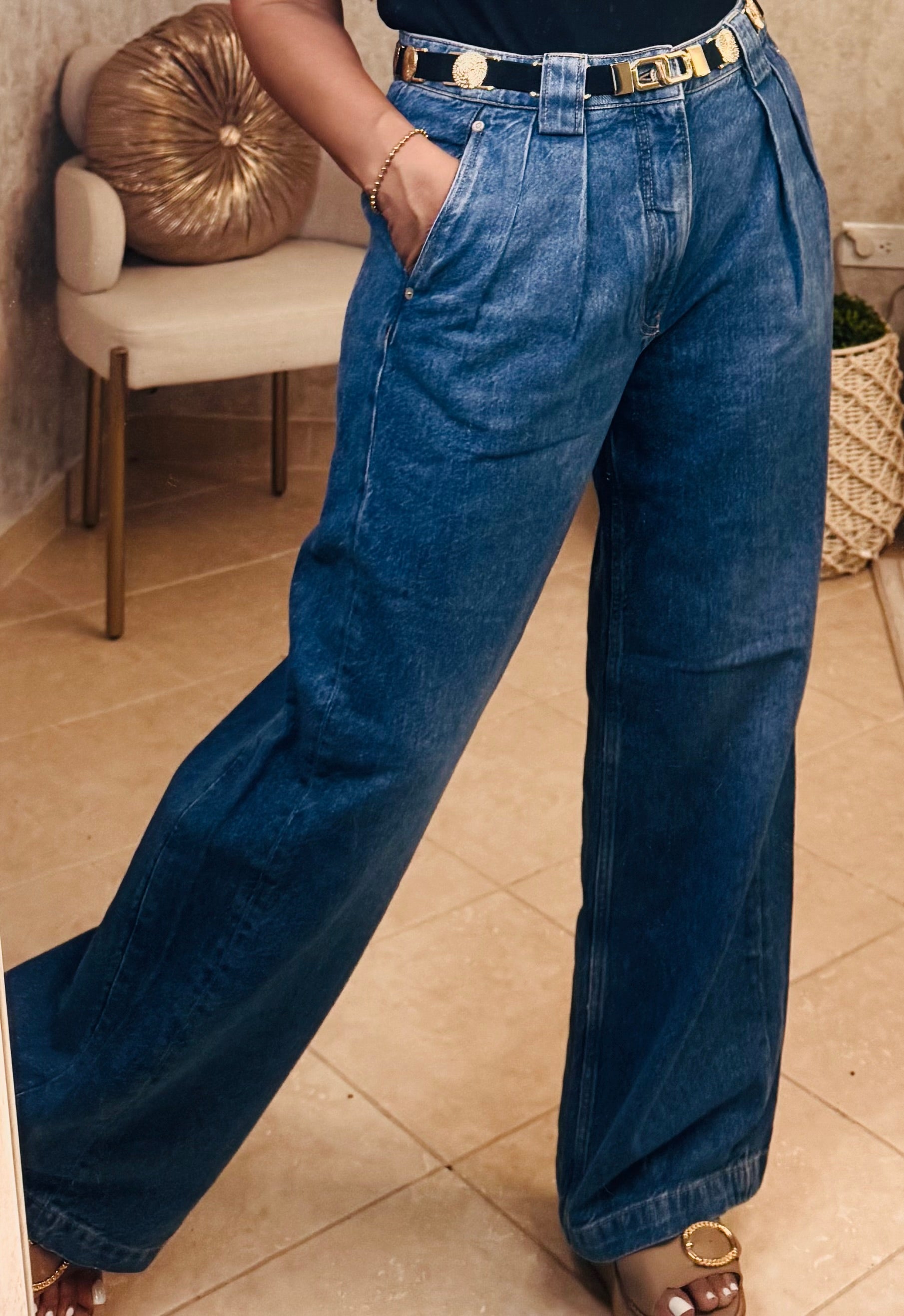 Denim Tablet Baggy