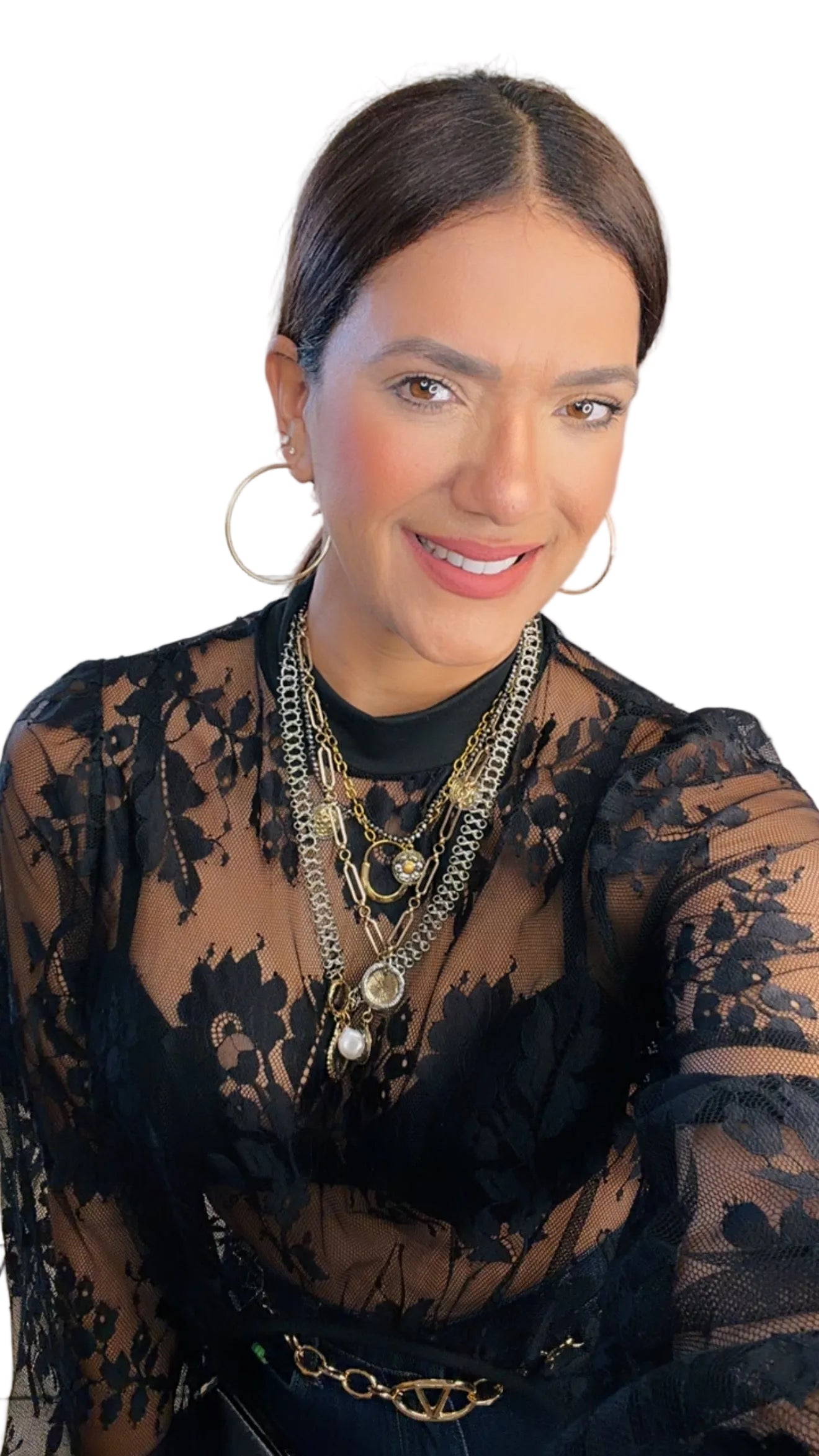 Floral Lace long Kimono