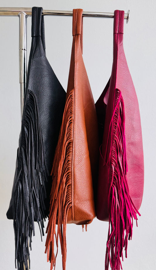 Fringe Bag and Mini cross body bag inside