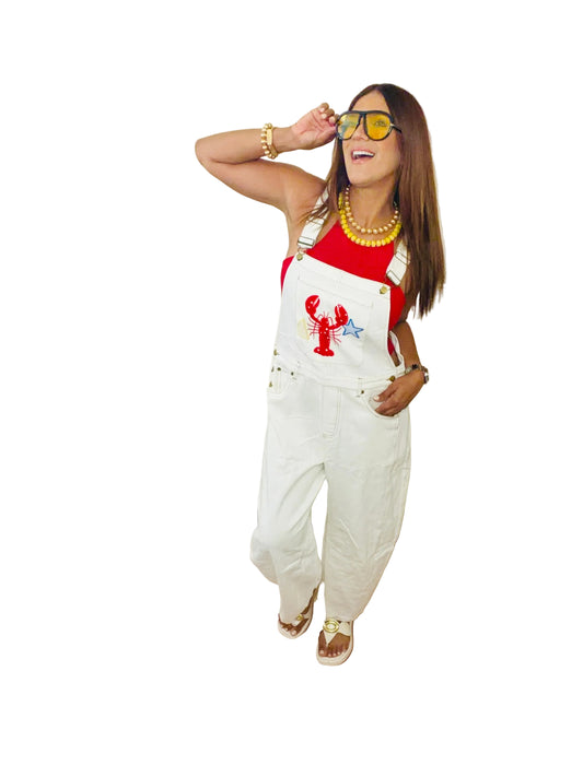 Lobster White Overall
