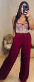 Burgundy Set & Details