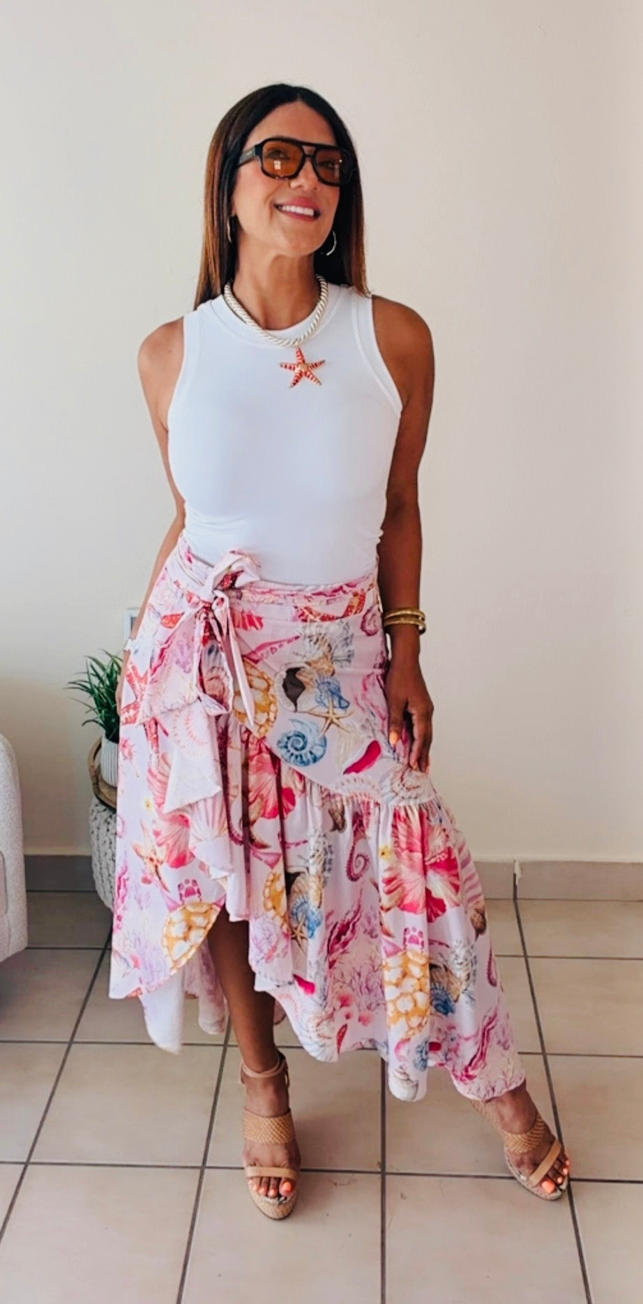Starfish Wrap skirt