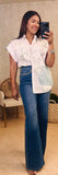 White & Denim Shirt