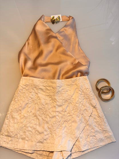 Halter Satin Top